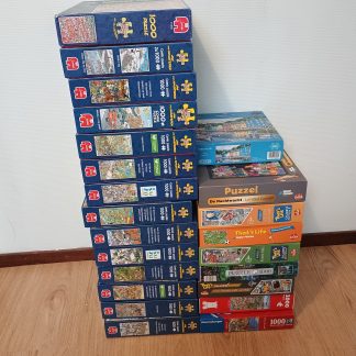 1x gemaakte puzzels
